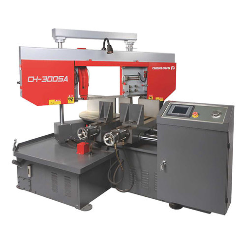 自動(dòng)型雙柱臥式轉(zhuǎn)角金屬帶鋸床